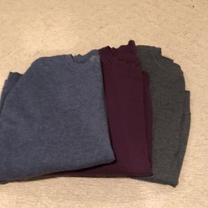 Group of 3 Hanes women’s sweatshirts in EUC